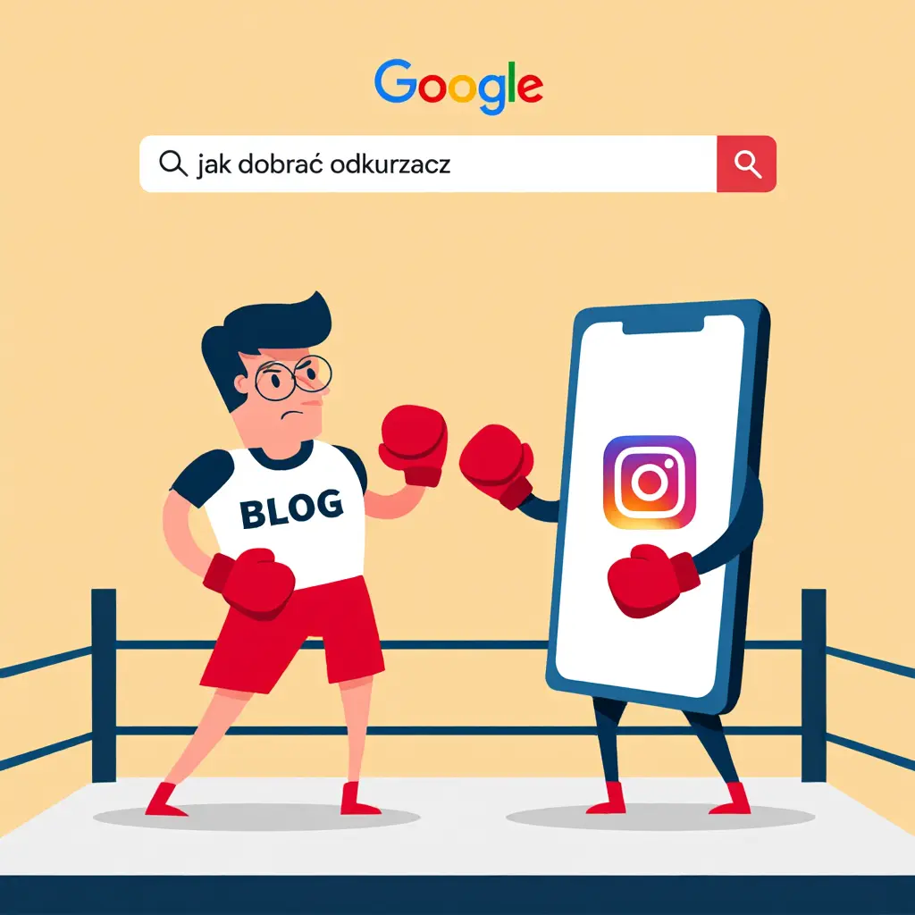 Instagram w wynikach wyszukiwania Google